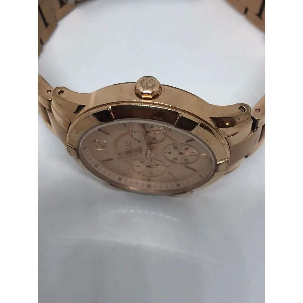 Relic ZR15698 Women's Stainless Steel Analog Rose Gold Dial Quartz Watch HO117